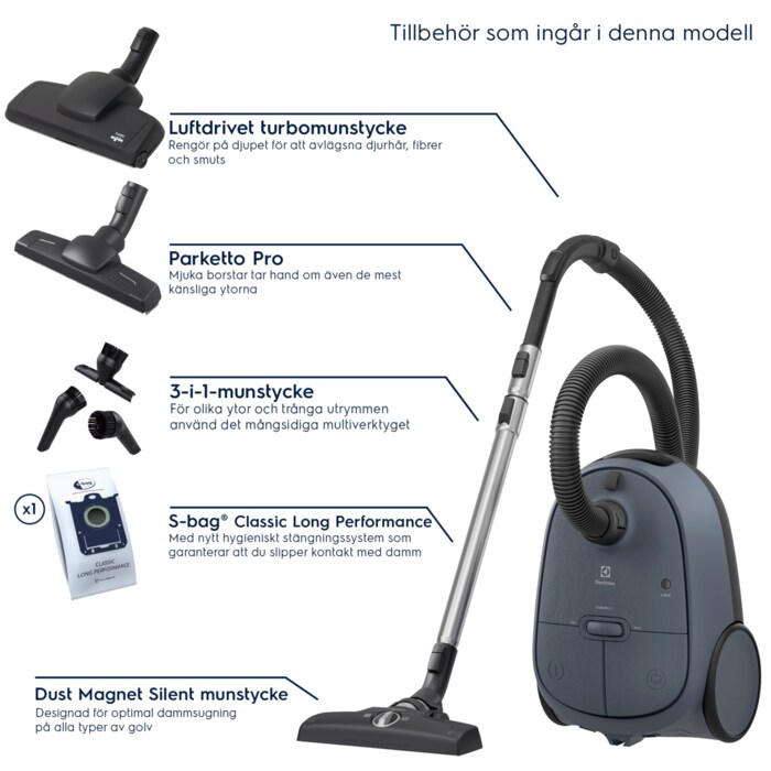 Electrolux - Dammsugare med påse - EB61C4DB