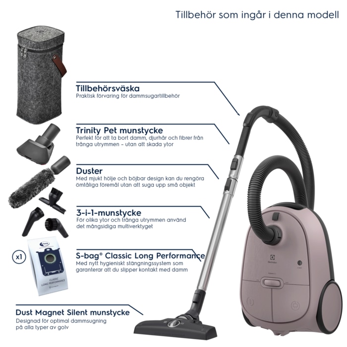 Electrolux - Dammsugare med påse - EB61CWPTD