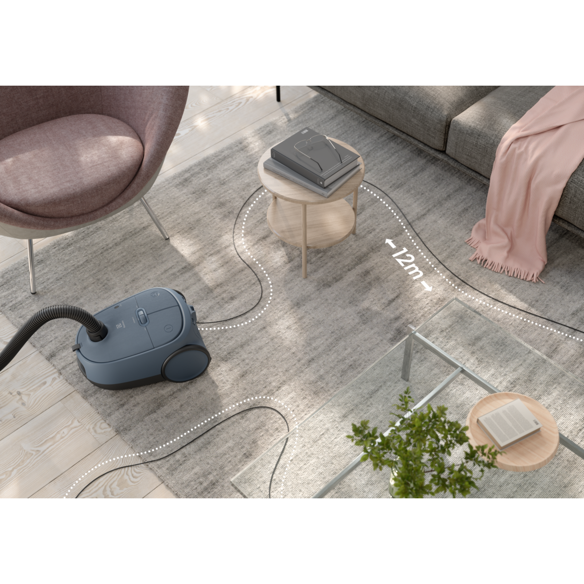 Electrolux - Dammsugare med påse - EB61C4DB