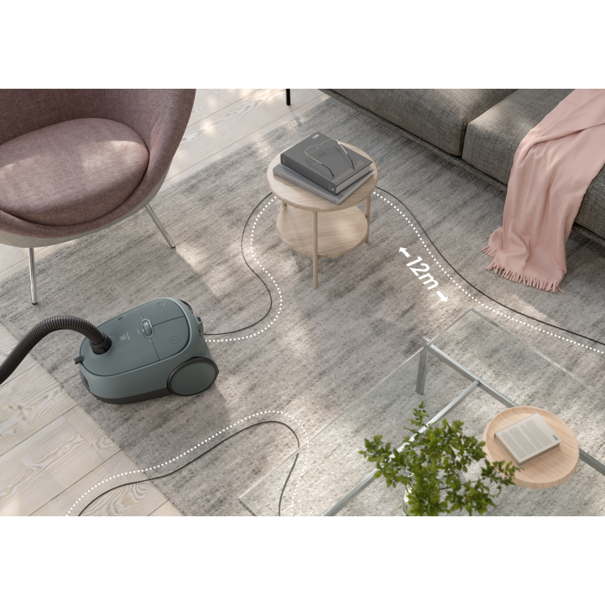 Electrolux - Dammsugare med påse - EB61C1OG