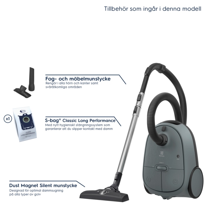 Electrolux - Dammsugare med påse - EB61C1OG