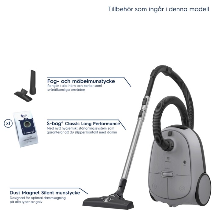 Electrolux - Dammsugare med påse - EB61C1UG
