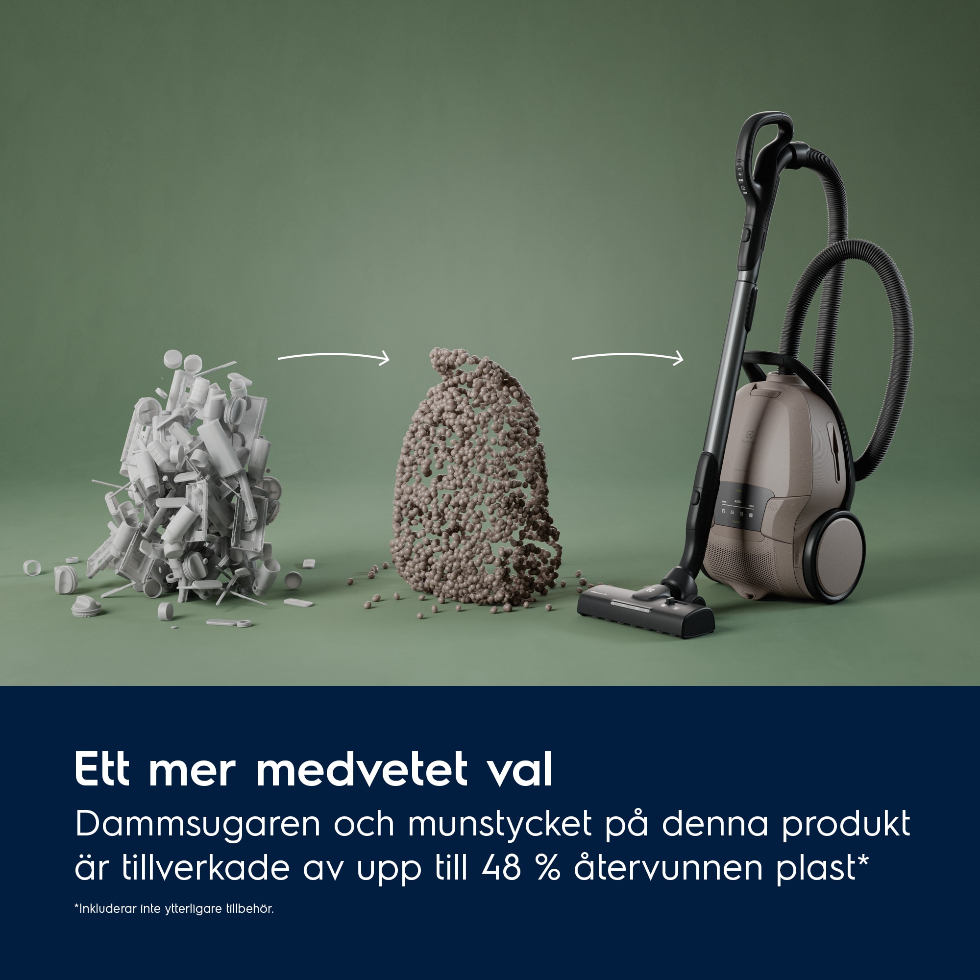 Electrolux - Dammsugare med påse - EB81U1WB