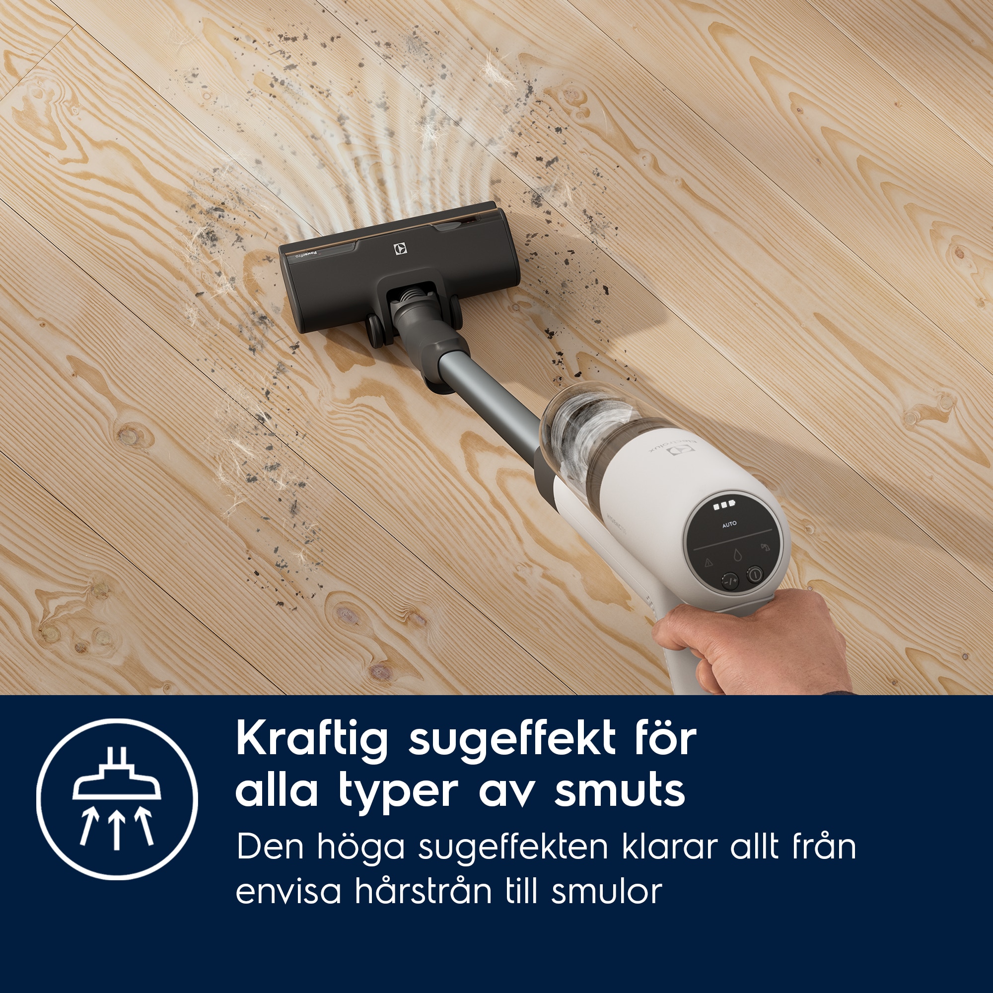 Electrolux - Skaftdammsugare - EP71HB14SH