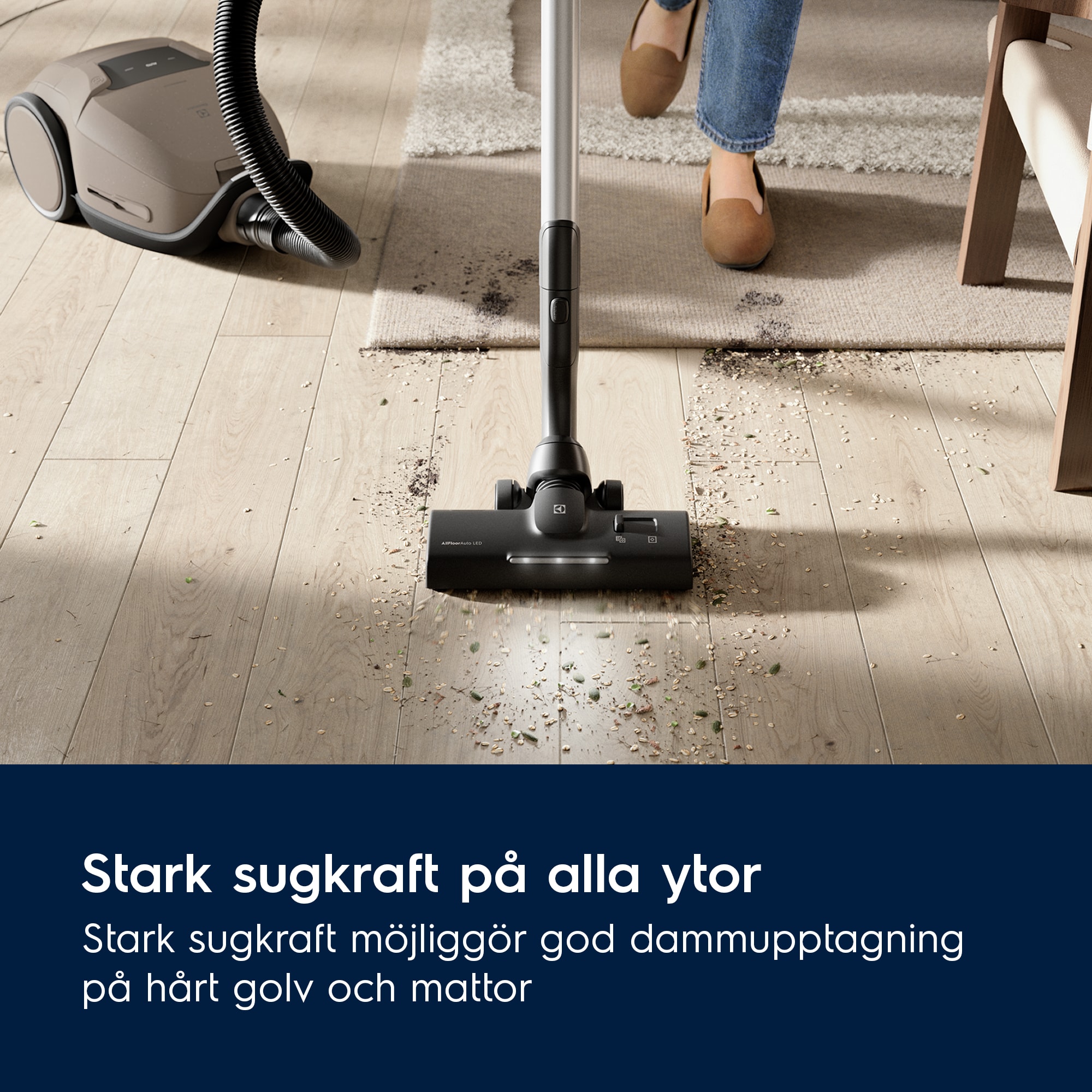 Electrolux - Dammsugare med påse - EB81U1WB