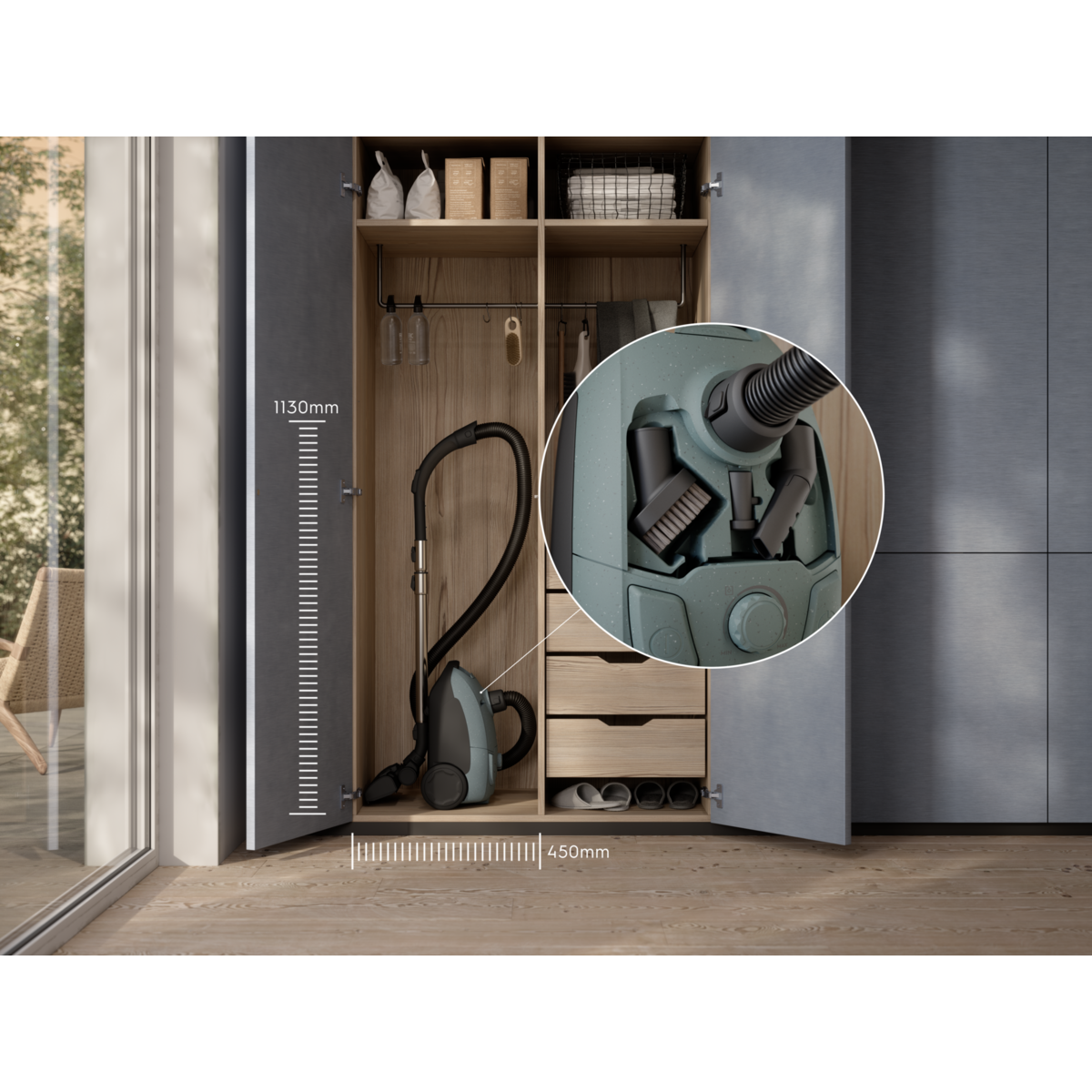 Electrolux - Dammsugare med påse - EB51A4OG