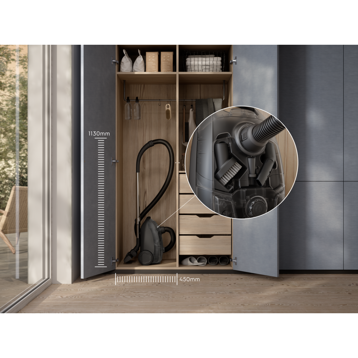 Electrolux - Dammsugare med påse - EB51C1DB