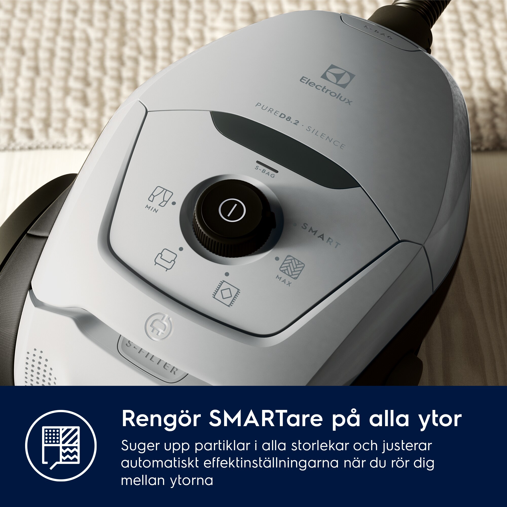 Electrolux - Dammsugare med påse - PD82-4MG