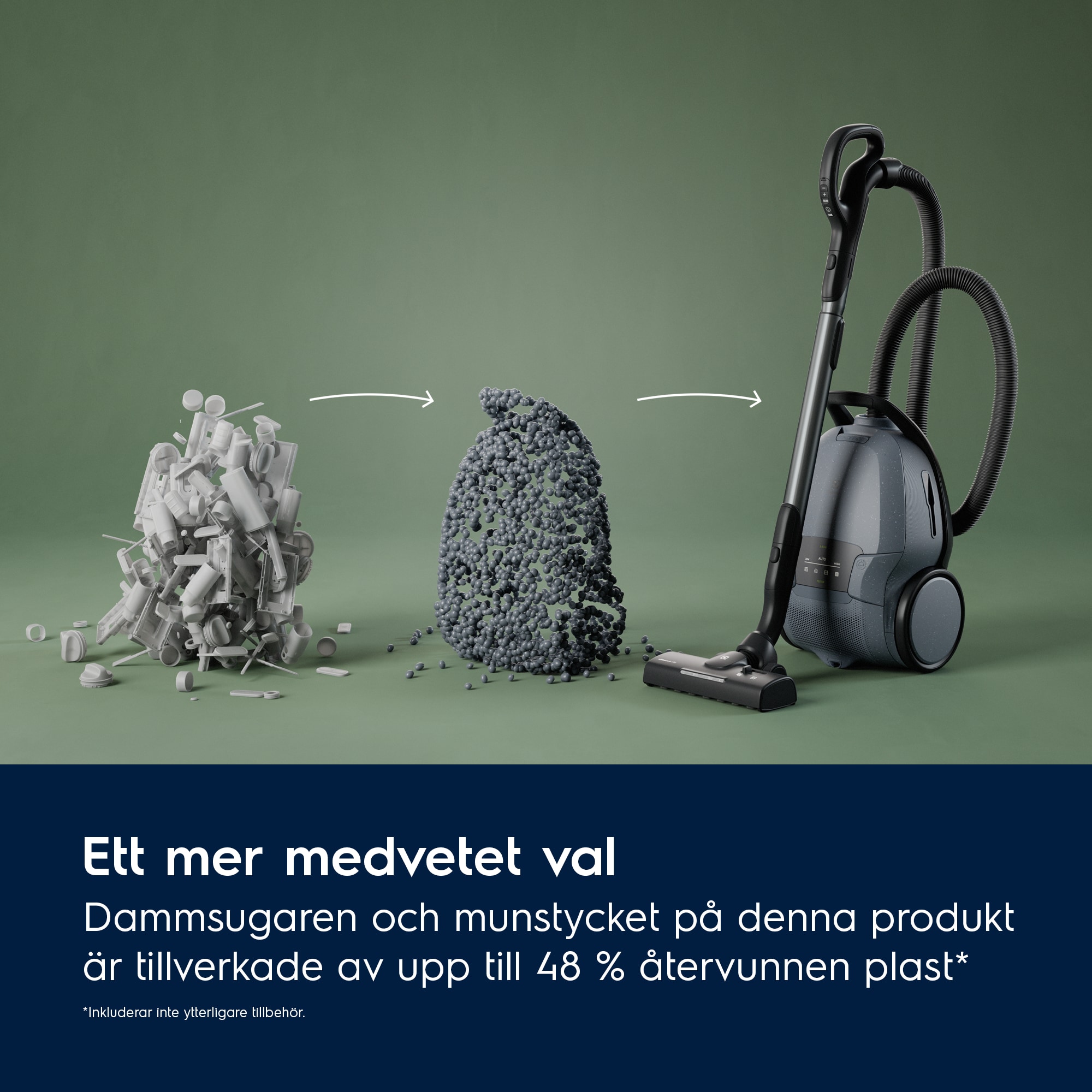Electrolux - Dammsugare med påse - EB81U1LDB