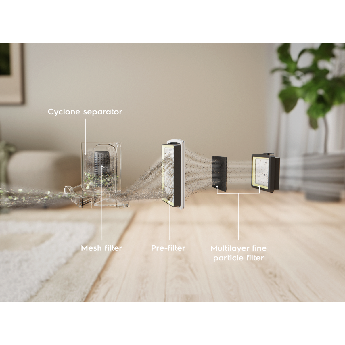 Electrolux - Påslös Dammsugare - EL51C1LDB