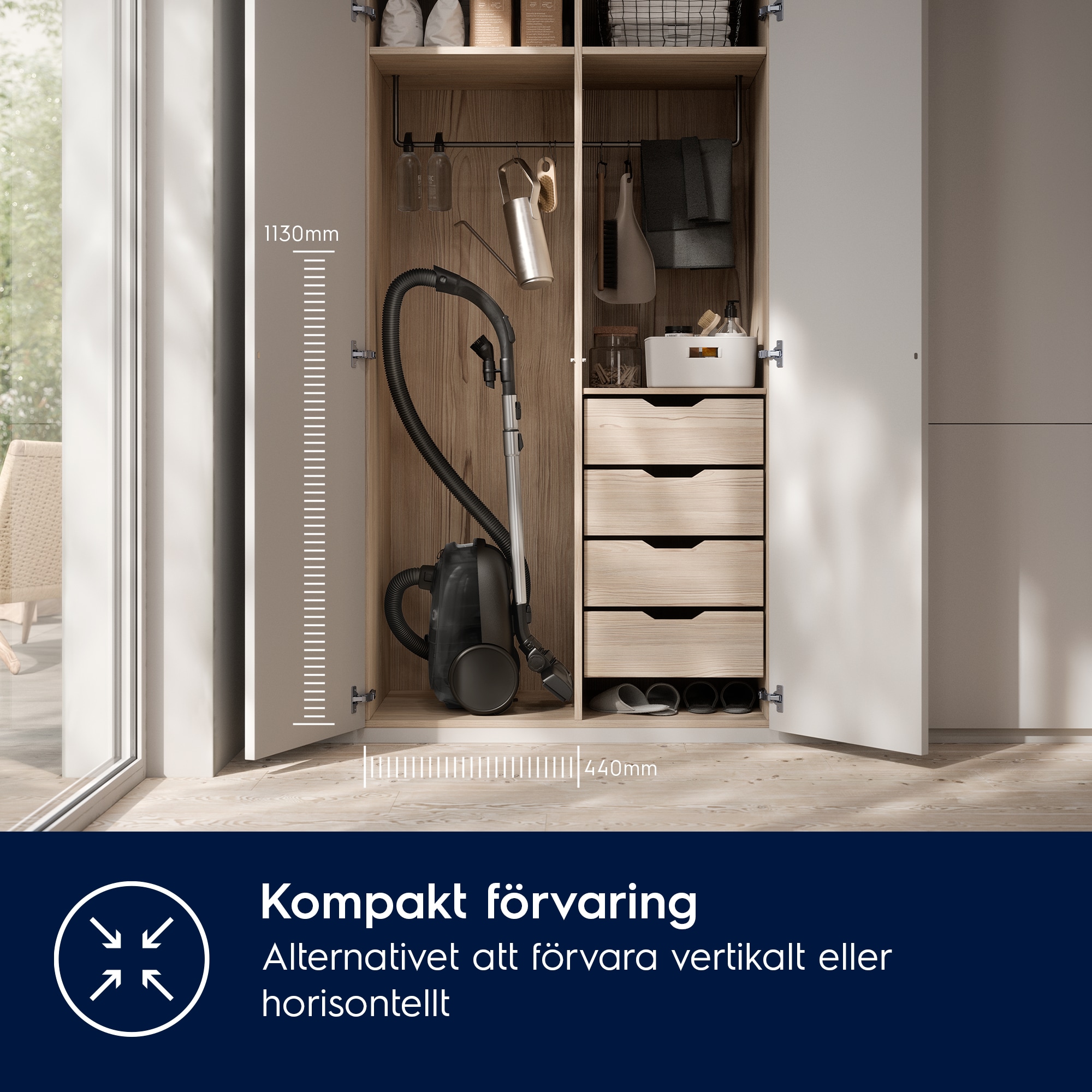Electrolux - Dammsugare med påse - EB61C360