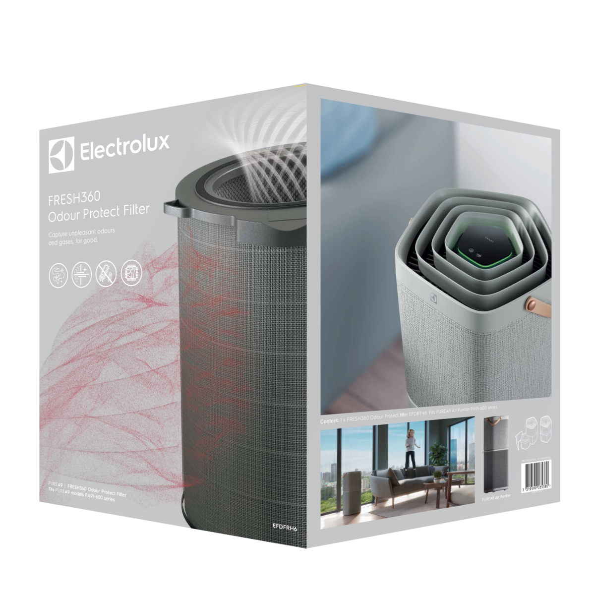 Electrolux - Filter till luftrenare - EFDFRH6