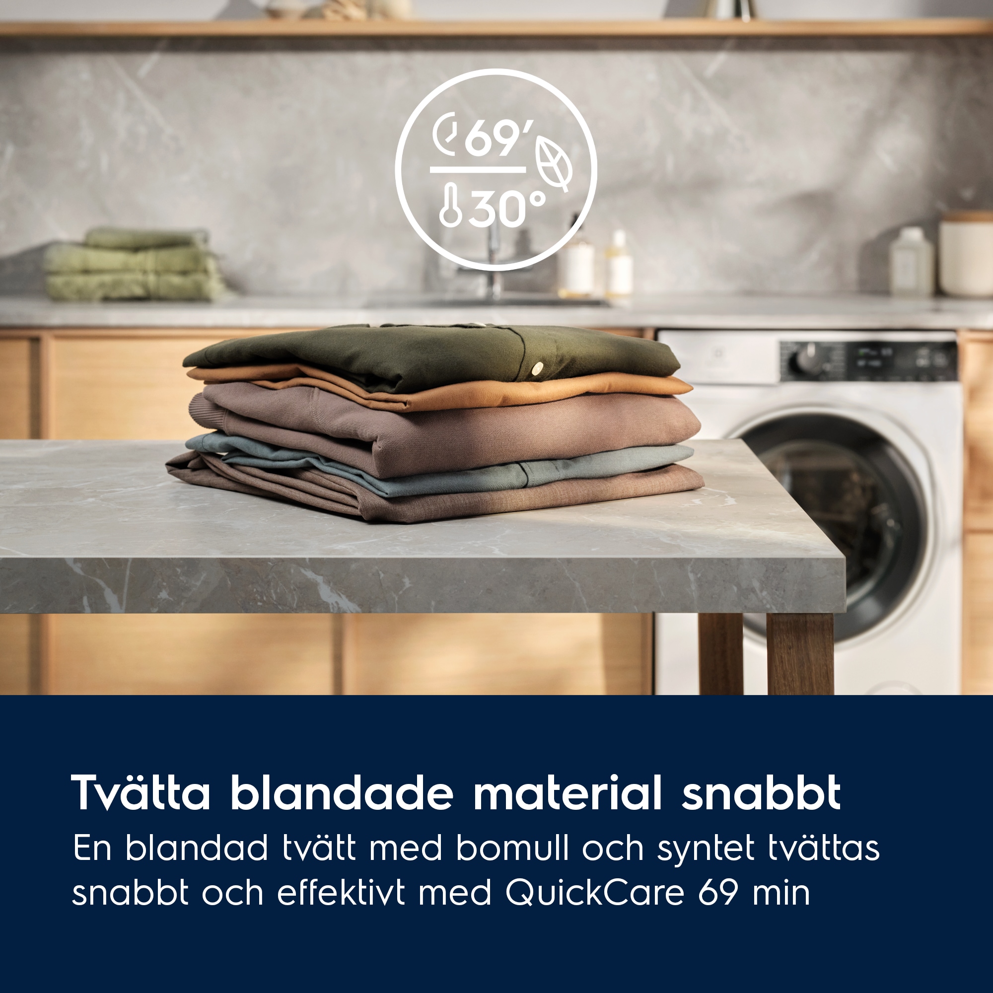Electrolux - Frontmatad tvättmaskin - EFI731V84V
