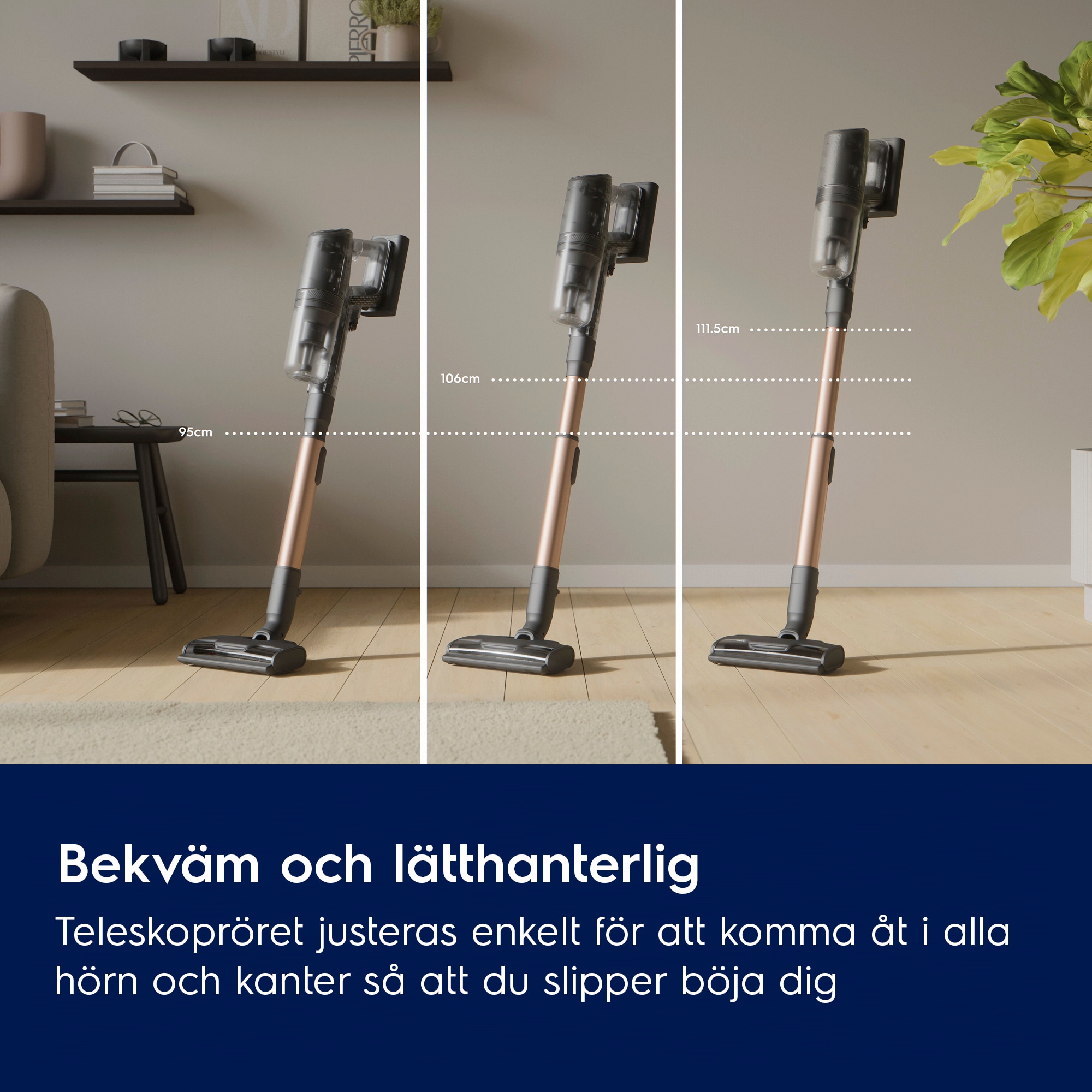 Electrolux - Skaftdammsugare - EP82UB25SH