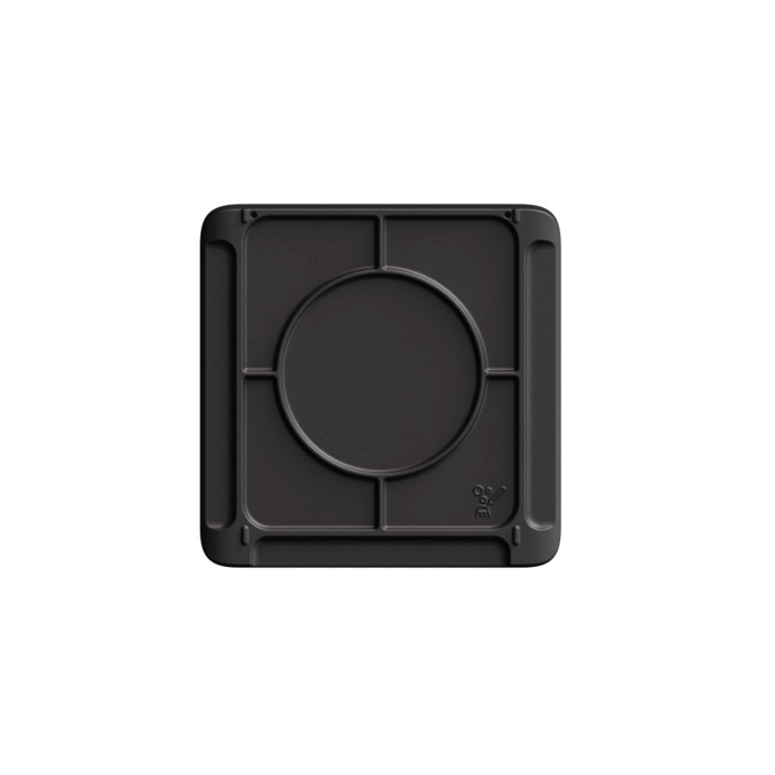 Cast iron tray - back view