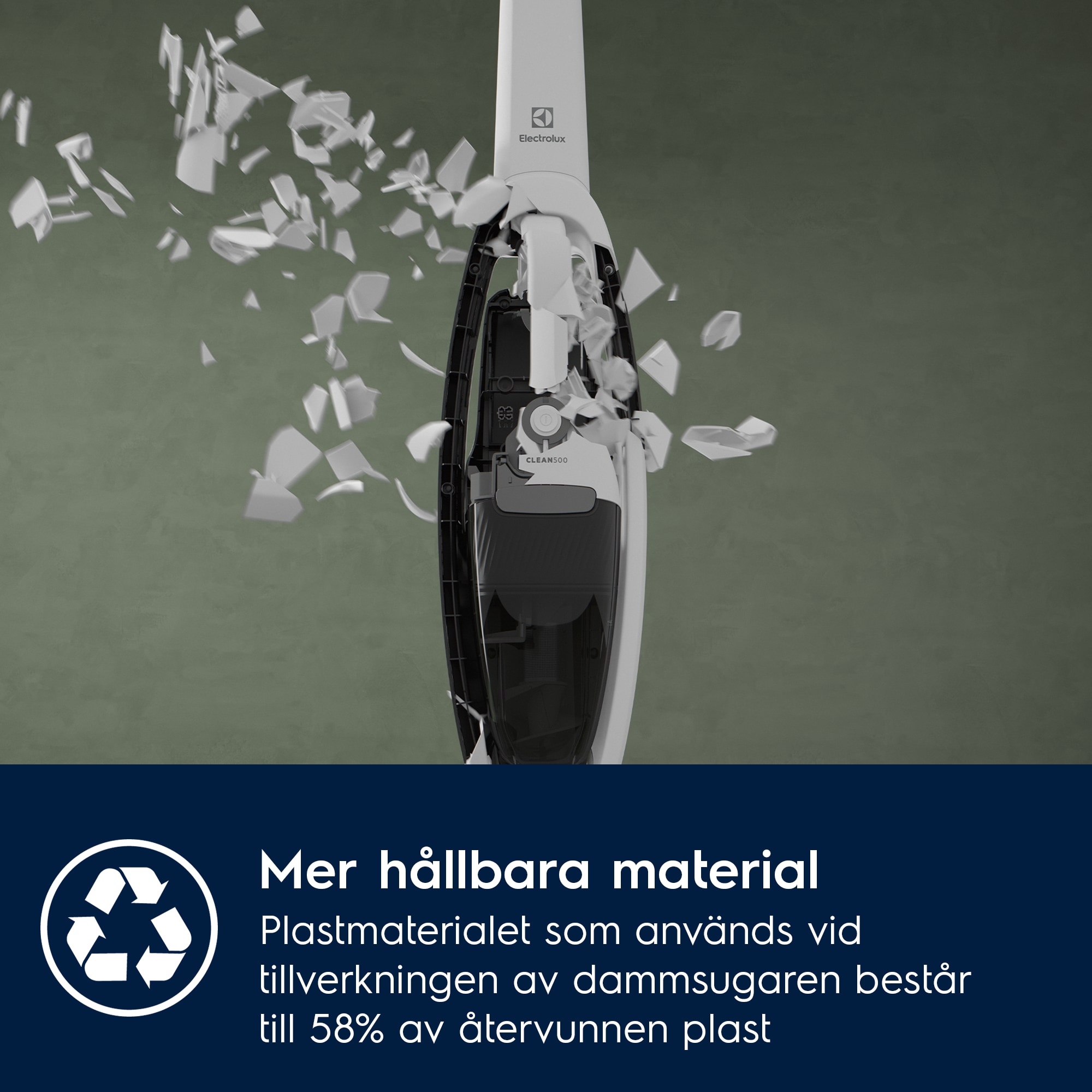 Electrolux - Skaftdammsugare - ES52CB21SH
