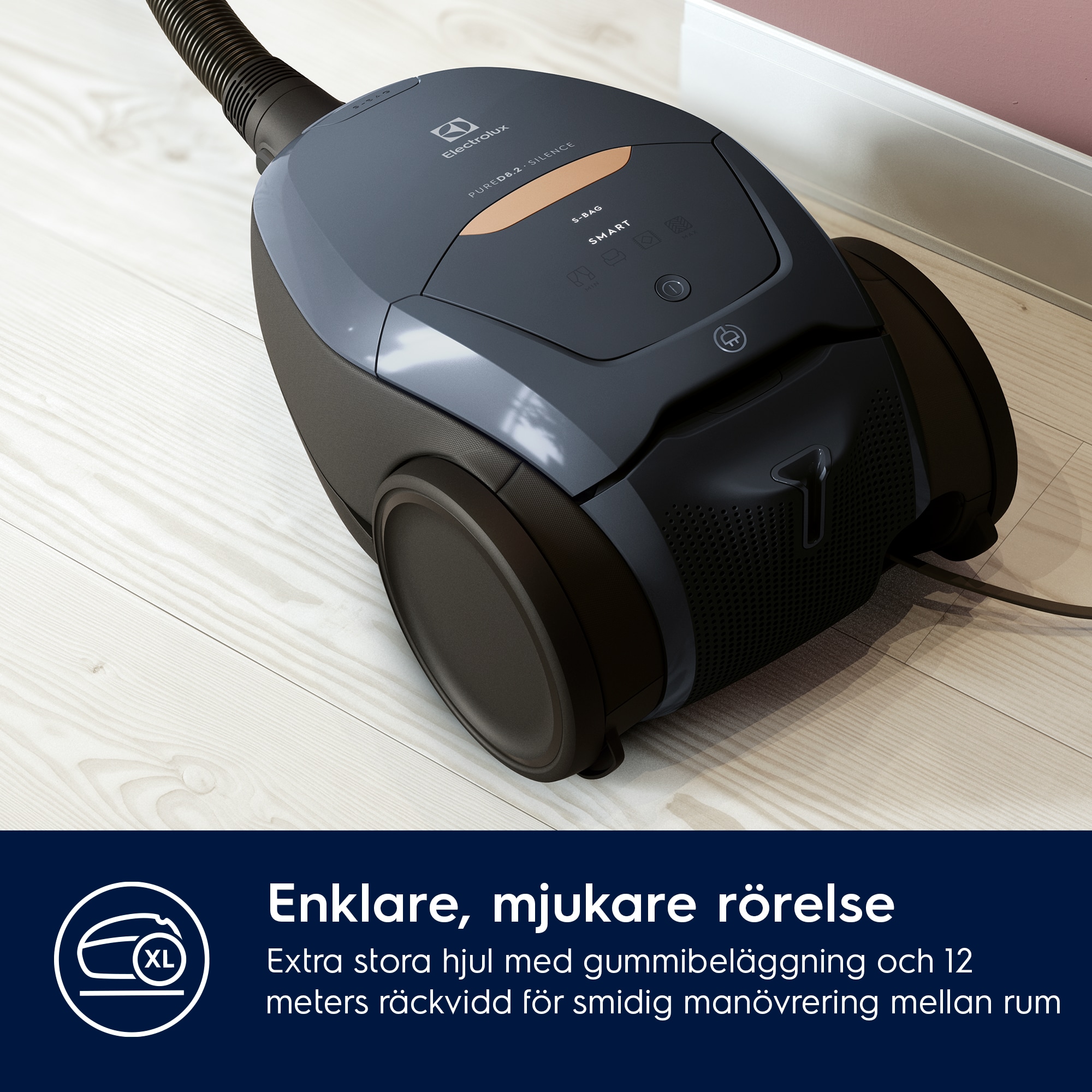 Electrolux - Dammsugare med påse - PD82-8DB