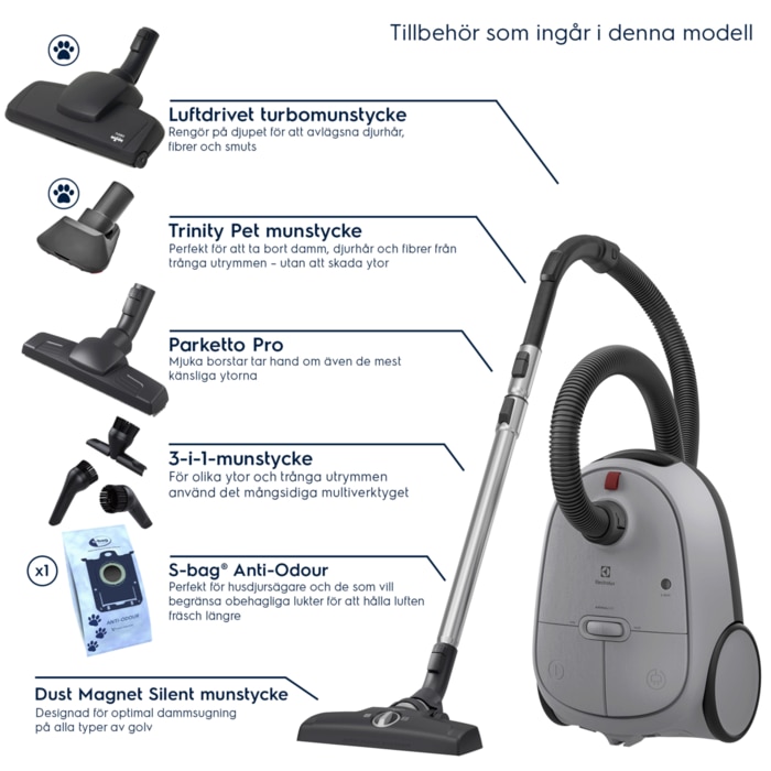 Electrolux - Dammsugare med påse - EB61A6UG