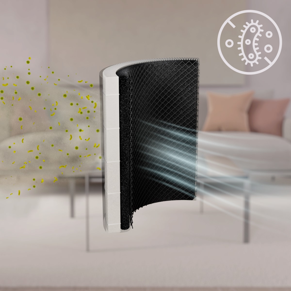 Electrolux - Filter till luftrenare - EFFCLN4