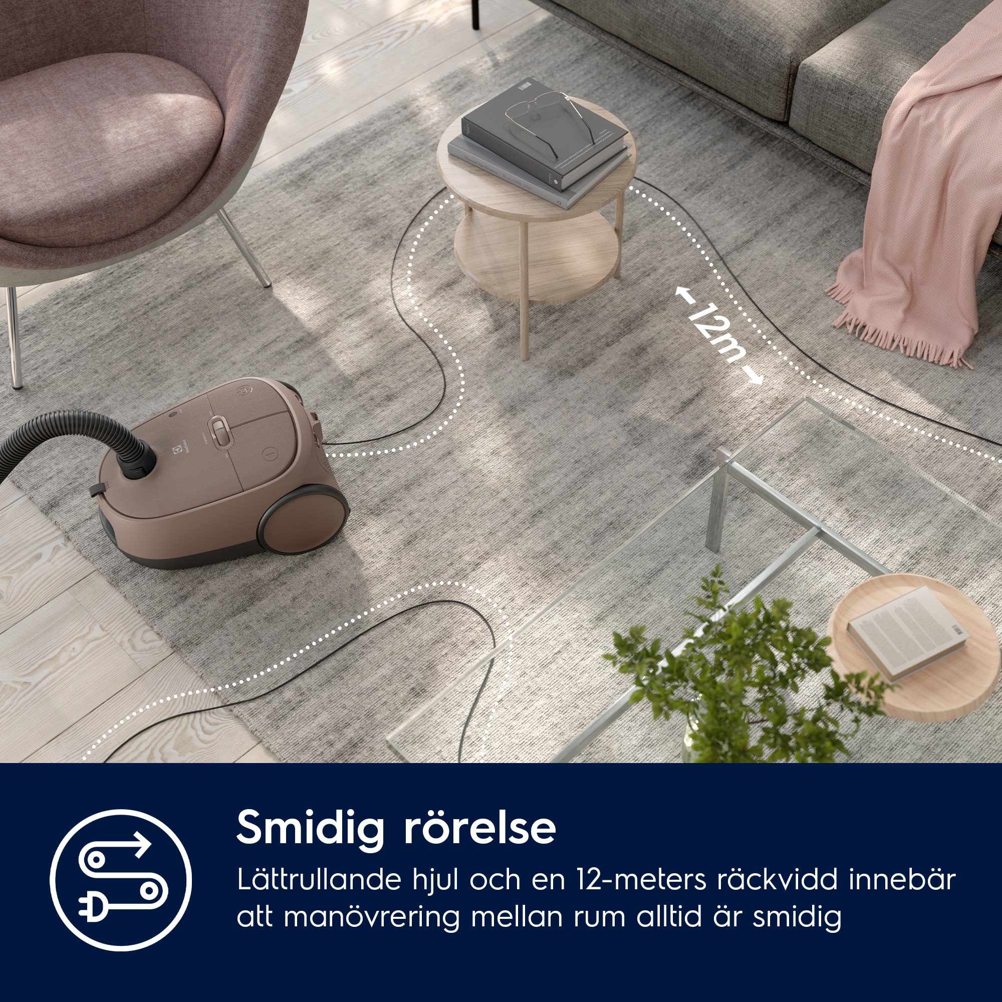 Electrolux - Dammsugare med påse - EB61C3WBF