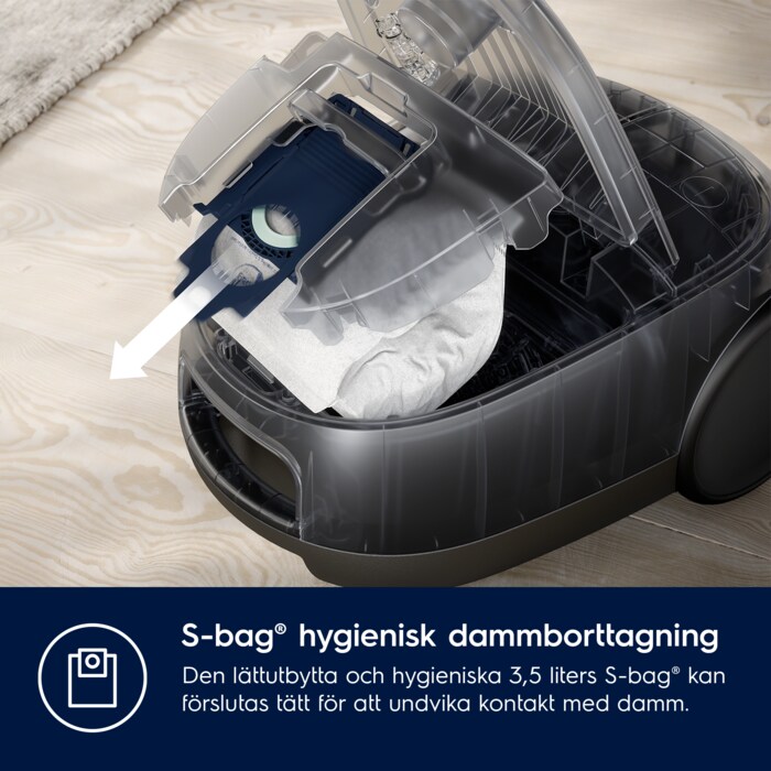 Clean 600 Med dammpåse 73 dB Dammsugare | Electrolux