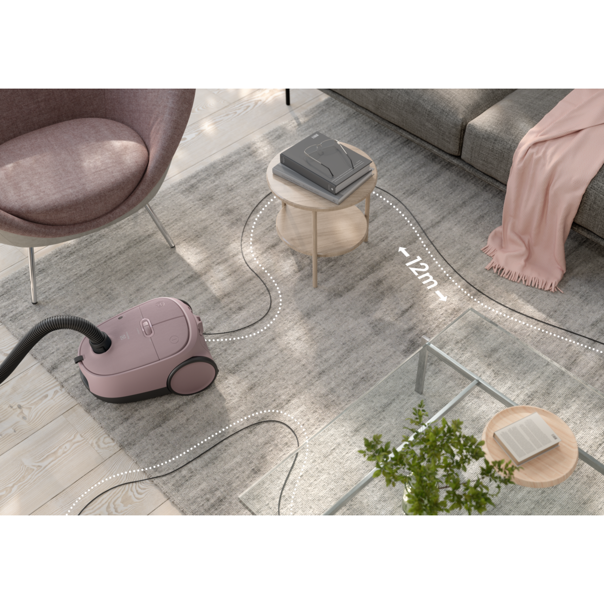 Electrolux - Dammsugare med påse - EB61C2WP