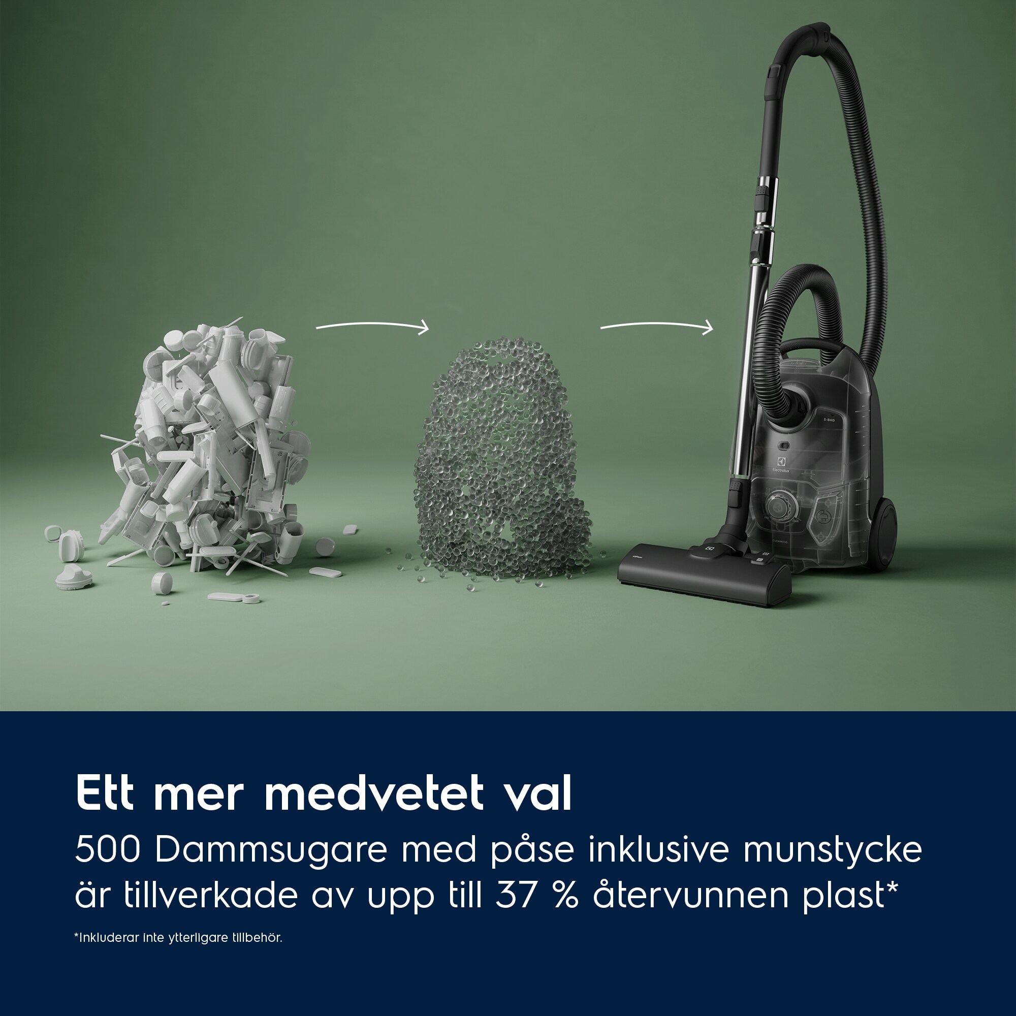 Electrolux - Dammsugare med påse - EB51C1DB
