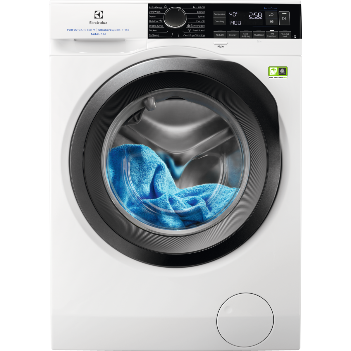 Electrolux - Tvättmaskin 9kg - EWF9000W4