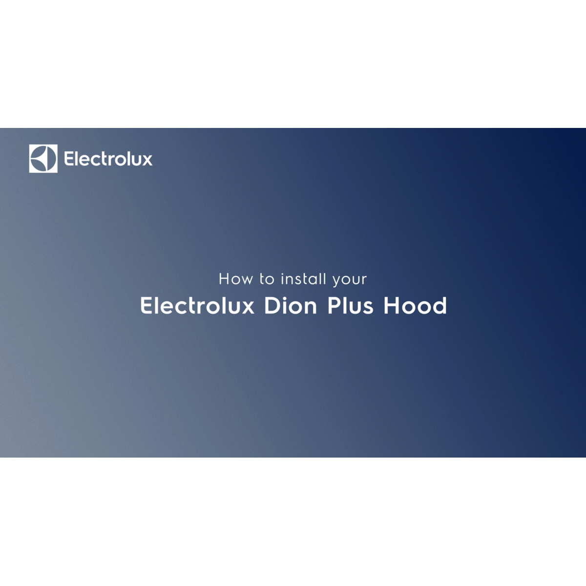 Electrolux - Integrerad köksfläkt - LFP816K