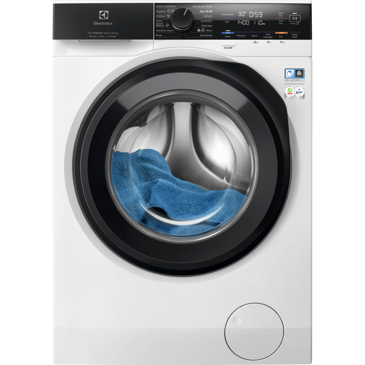 Electrolux - Fristående tvätt-tork - EWI7H2EY6E