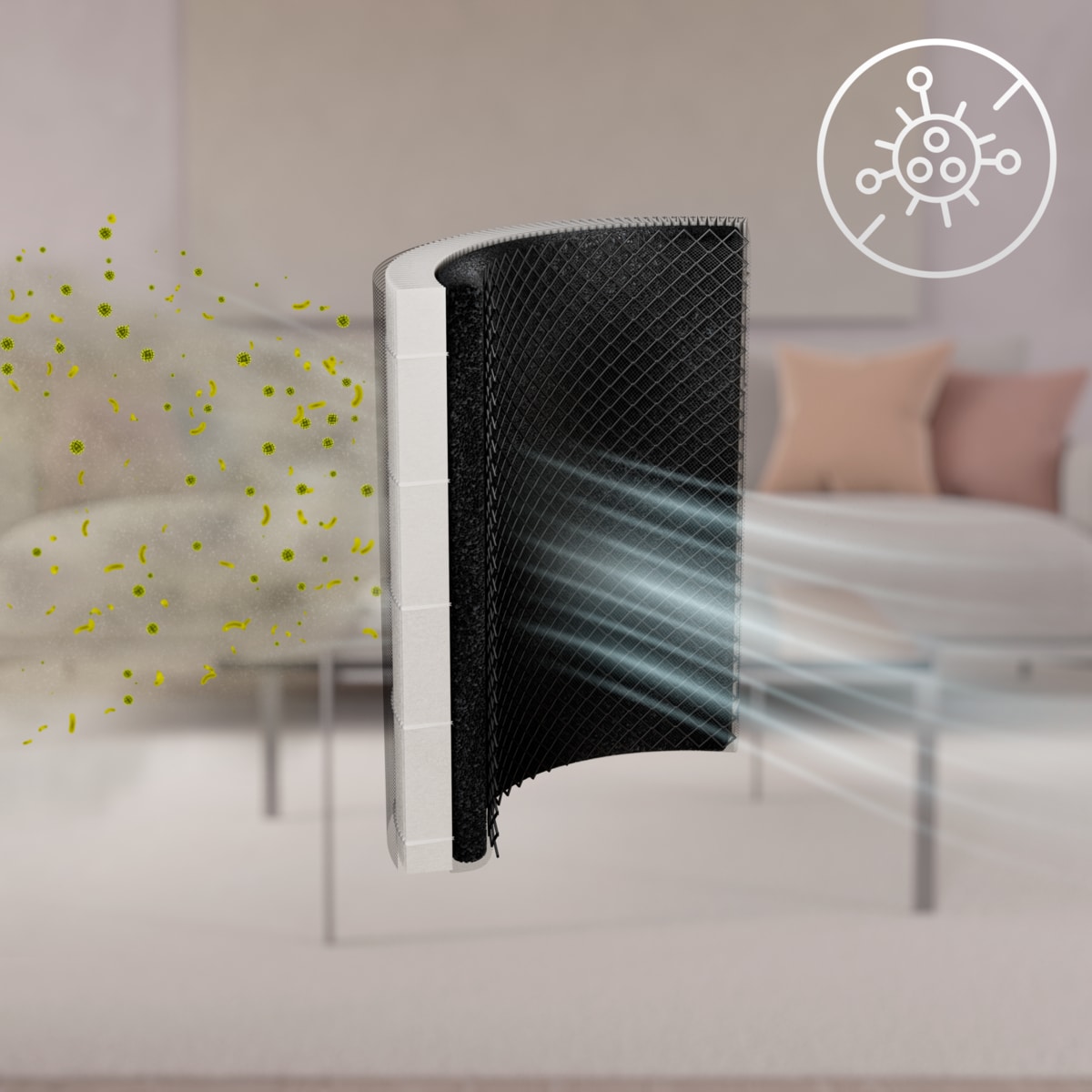 Electrolux - Filter till luftrenare - EFFCLN2EU