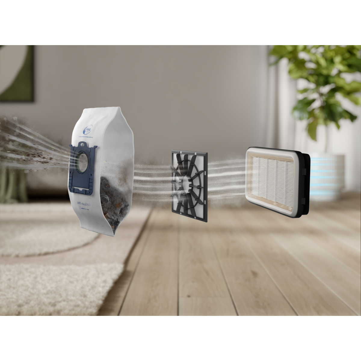 Electrolux - Dammsugare med påse - EB51C1DB