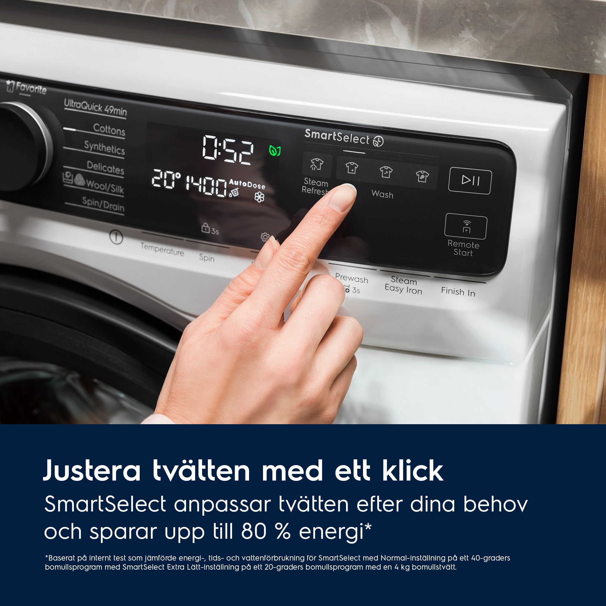 Electrolux - Frontmatad tvättmaskin - EFI853XY6U