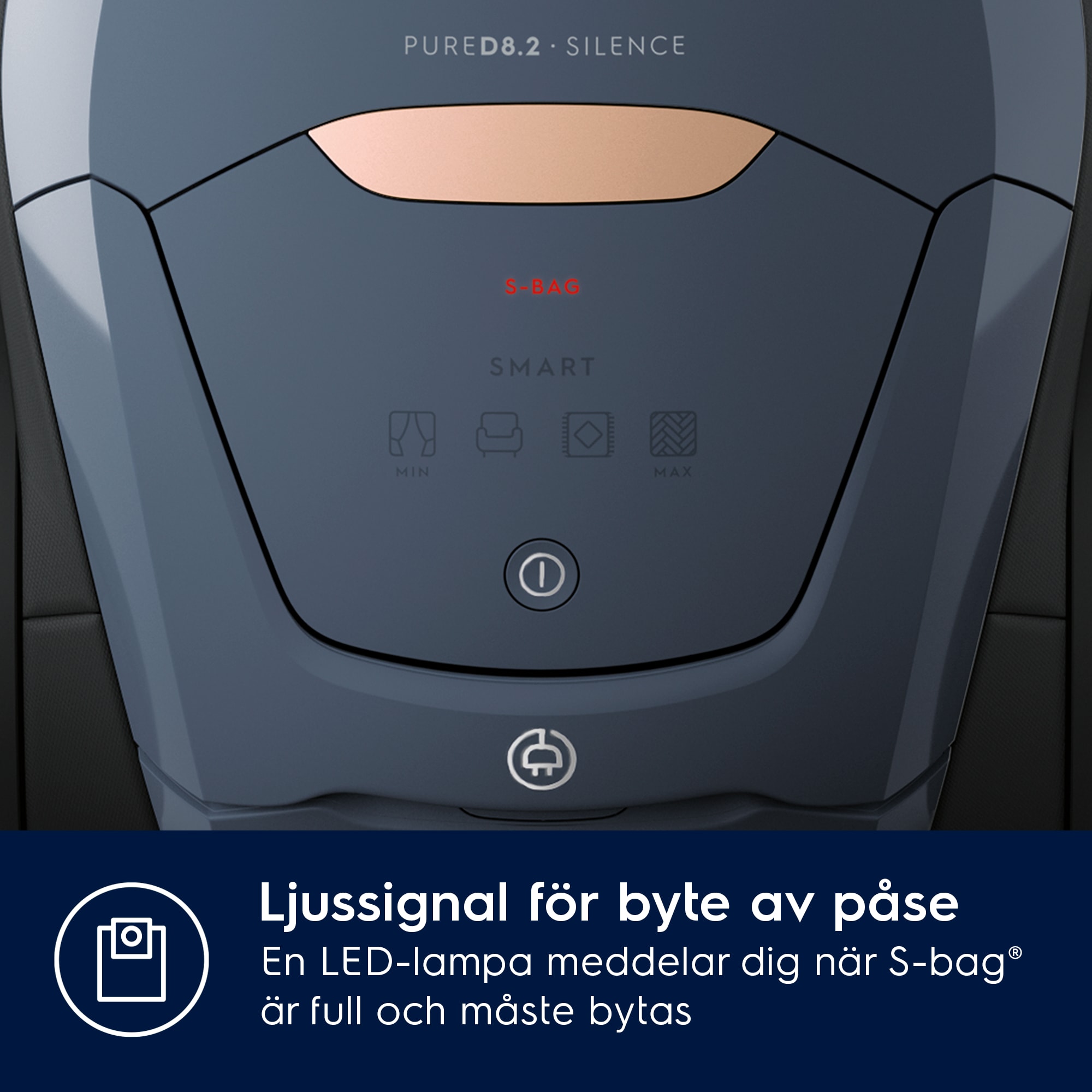 Electrolux - Dammsugare med påse - PD82-8DB