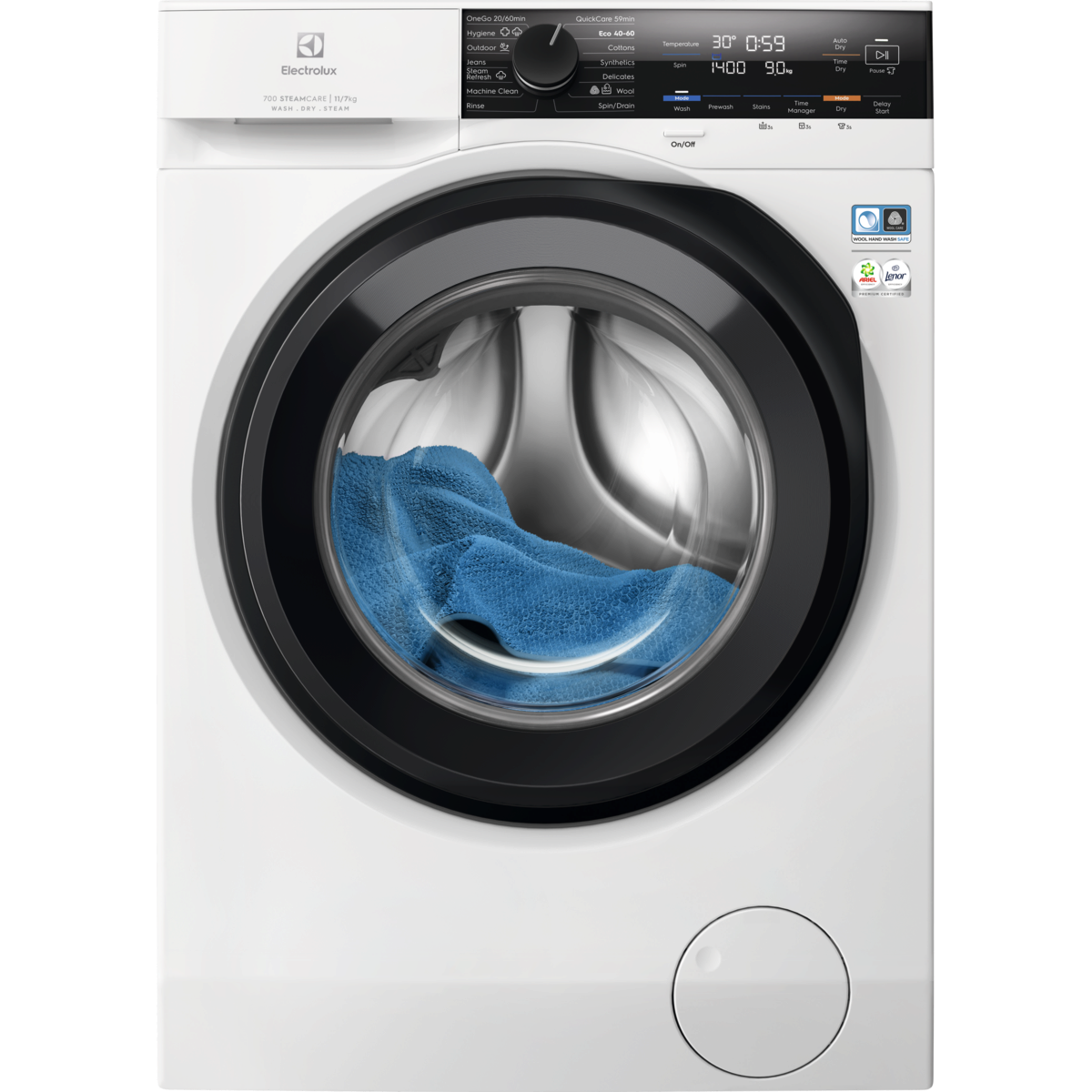 Electrolux - Fristående tvätt-tork - EWI742PY4P
