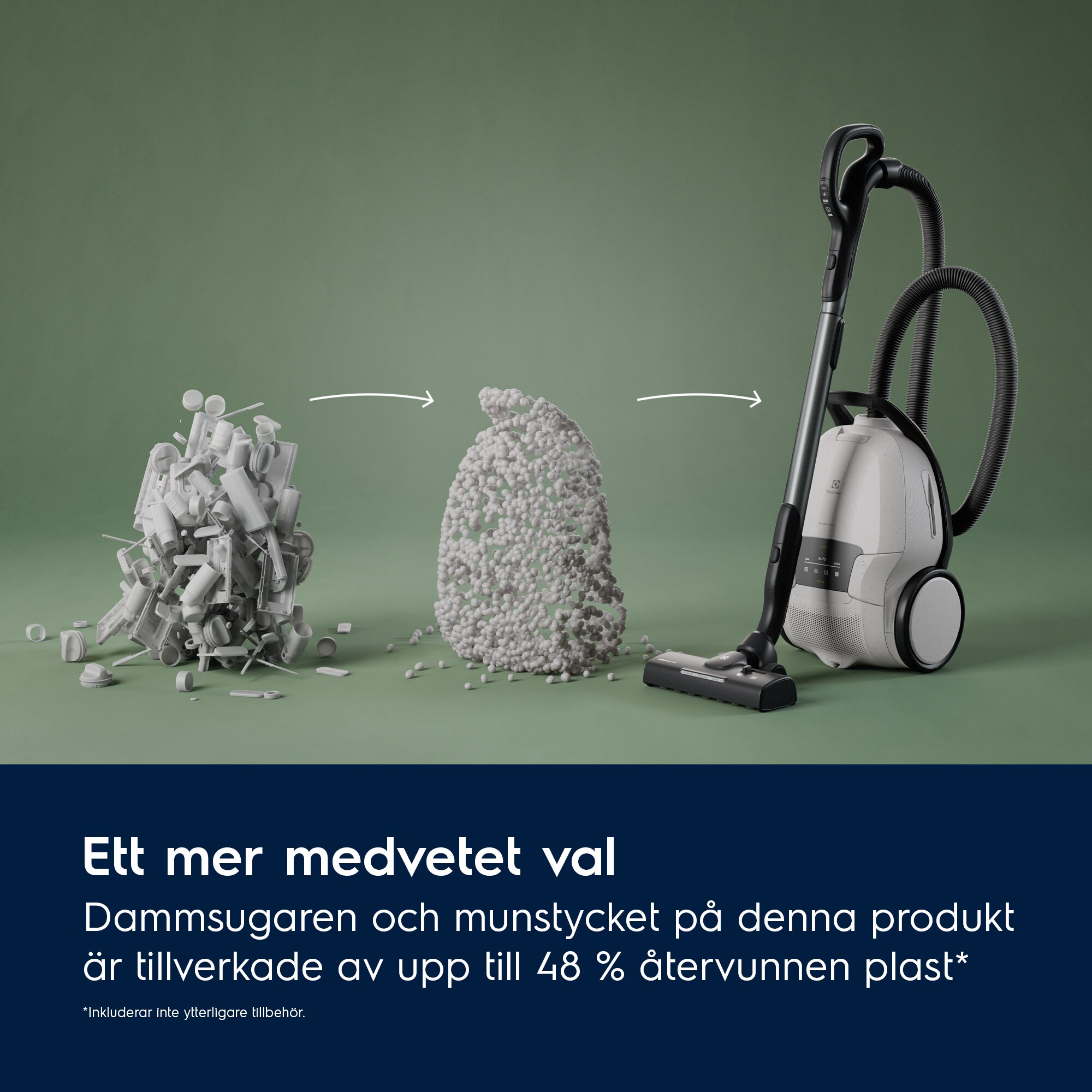 Electrolux - Dammsugare med påse - EB81H3SW