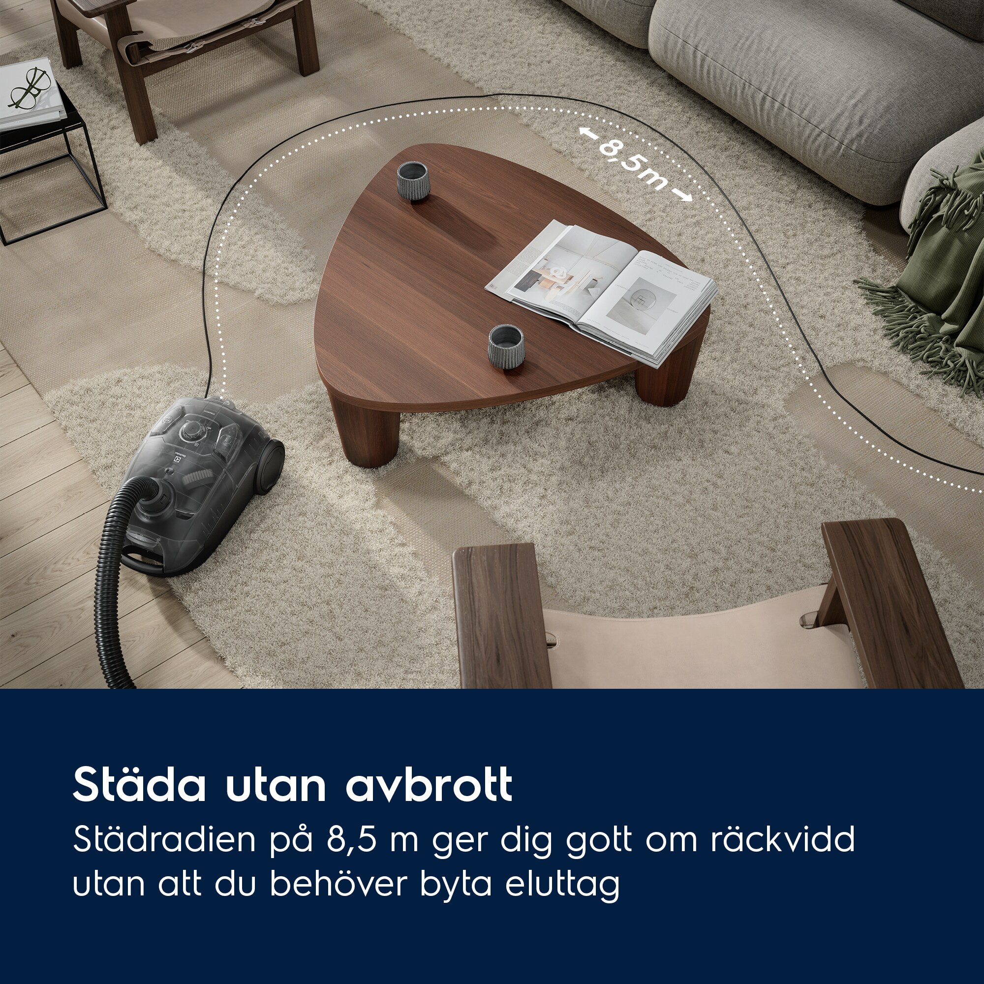 Electrolux - Dammsugare med påse - EB51C1DB