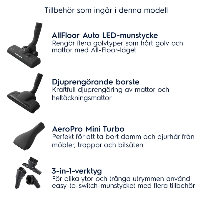 Electrolux - Dammsugare med påse - EB81A3UG