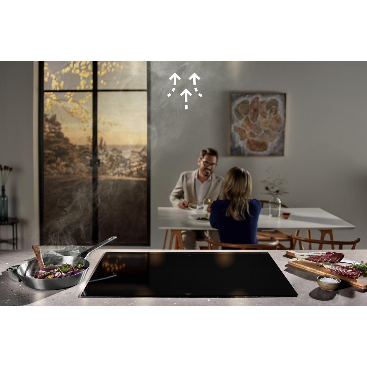 Electrolux - Vägghängd köksfläkt - EFF60560OX