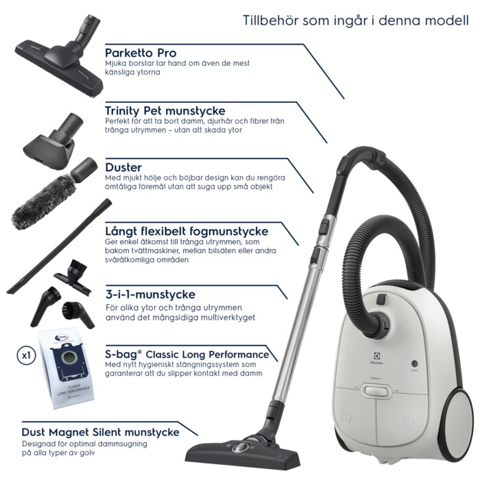 Electrolux - Dammsugare med påse - EB61C360