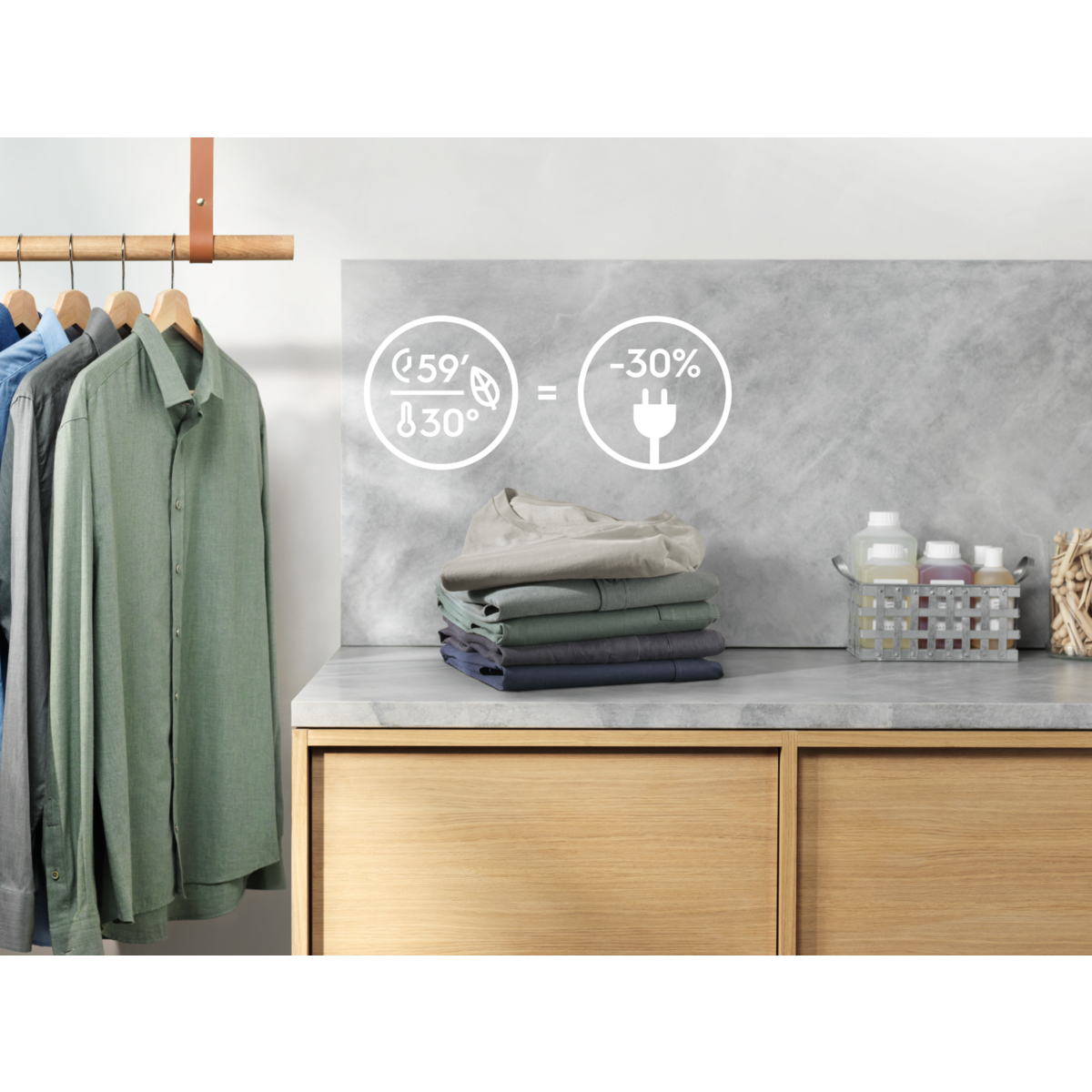 Electrolux - Inbyggd tvätt-tork - EW8WB864T3