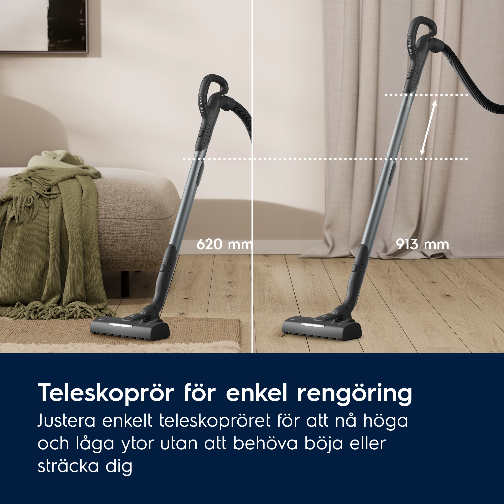 Electrolux - Dammsugare med påse - EB81U1WB