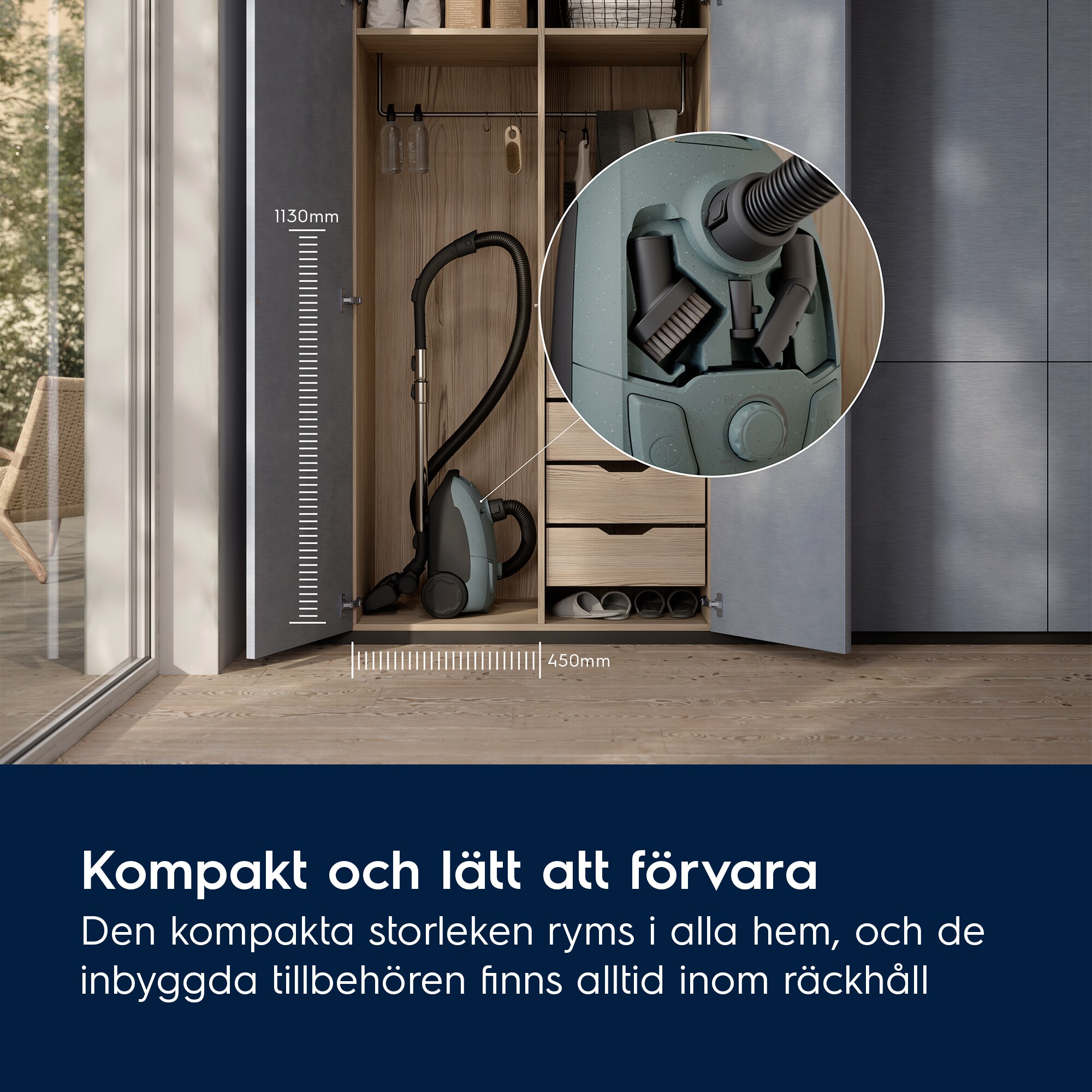 Electrolux - Dammsugare med påse - EB51A4OG