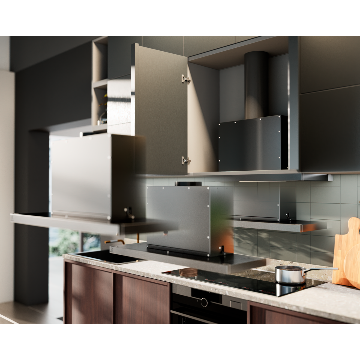 Electrolux - Integrerad köksfläkt - LFP326W