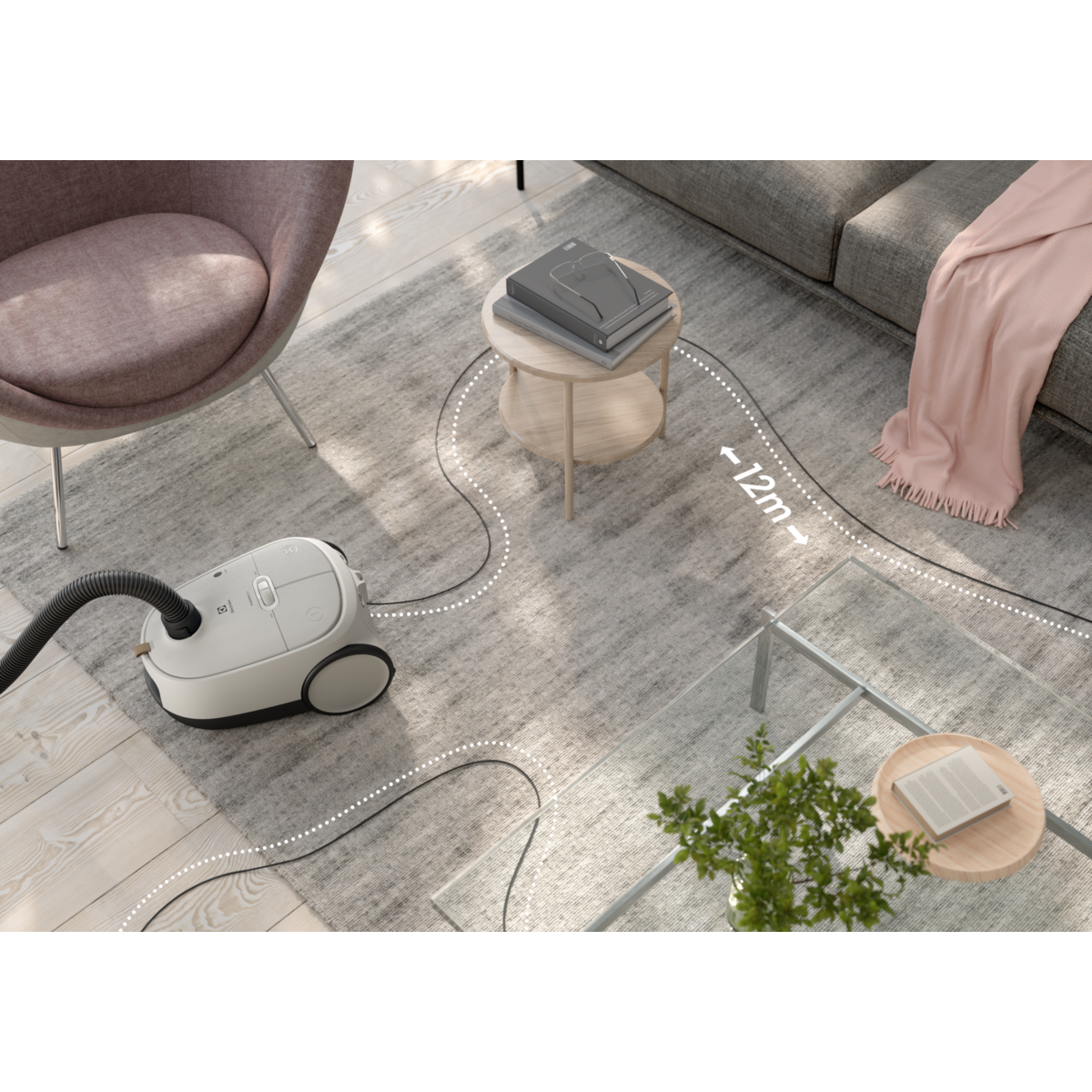 Electrolux - Dammsugare med påse - EB61C360