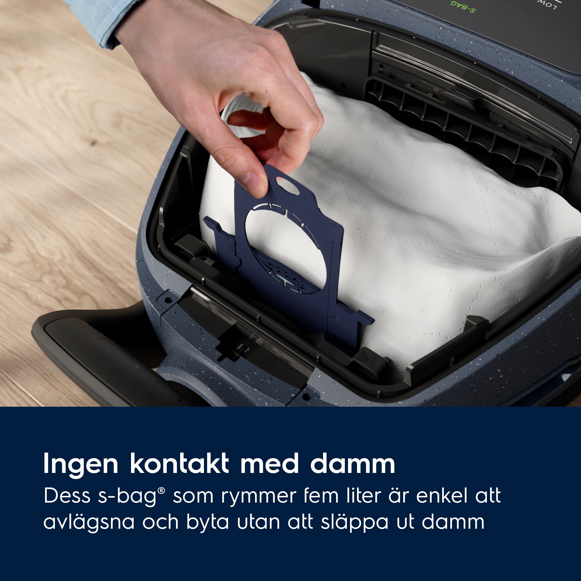 Electrolux - Dammsugare med påse - EB81U1WB
