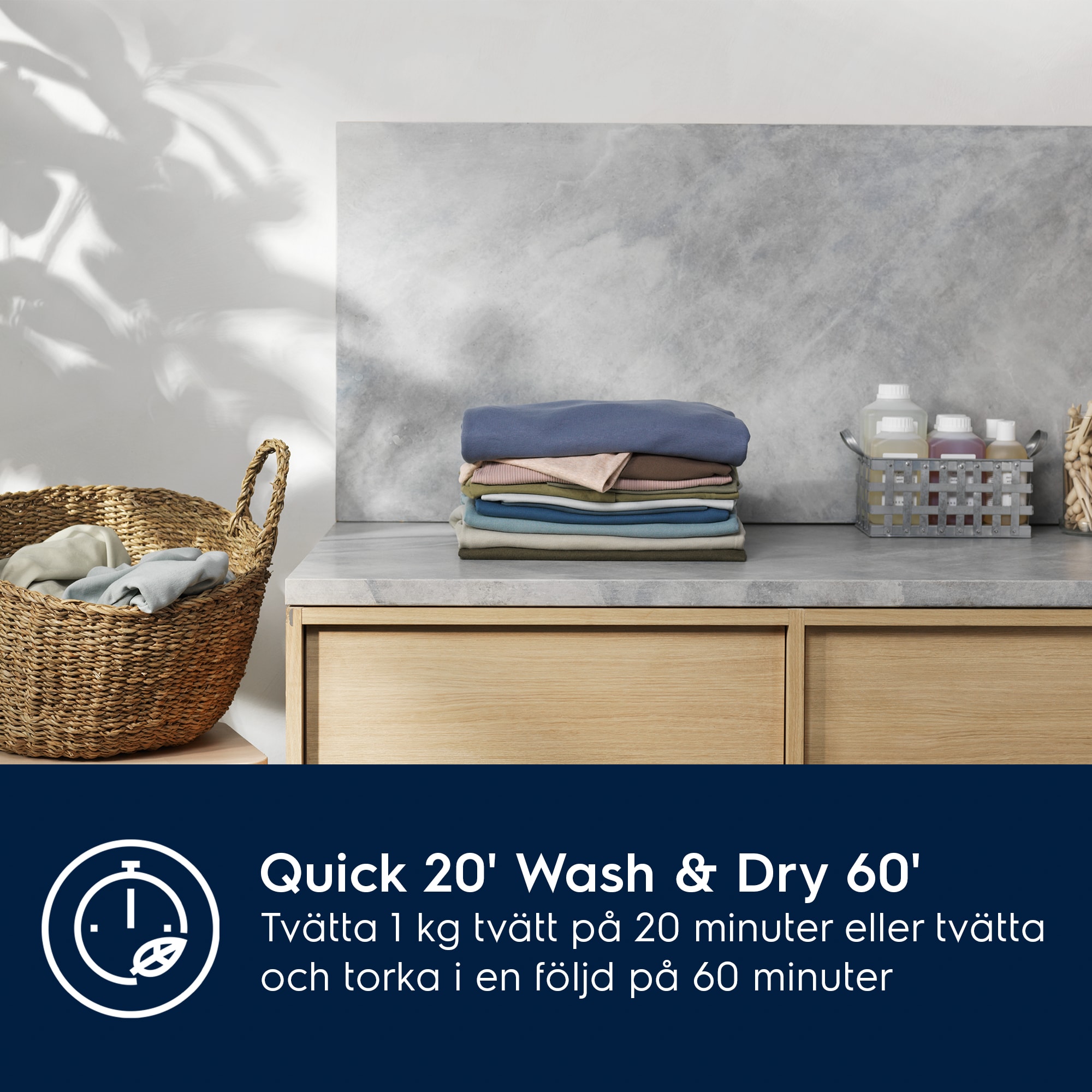 Electrolux - Inbyggd tvätt-tork - EW8WB864T3