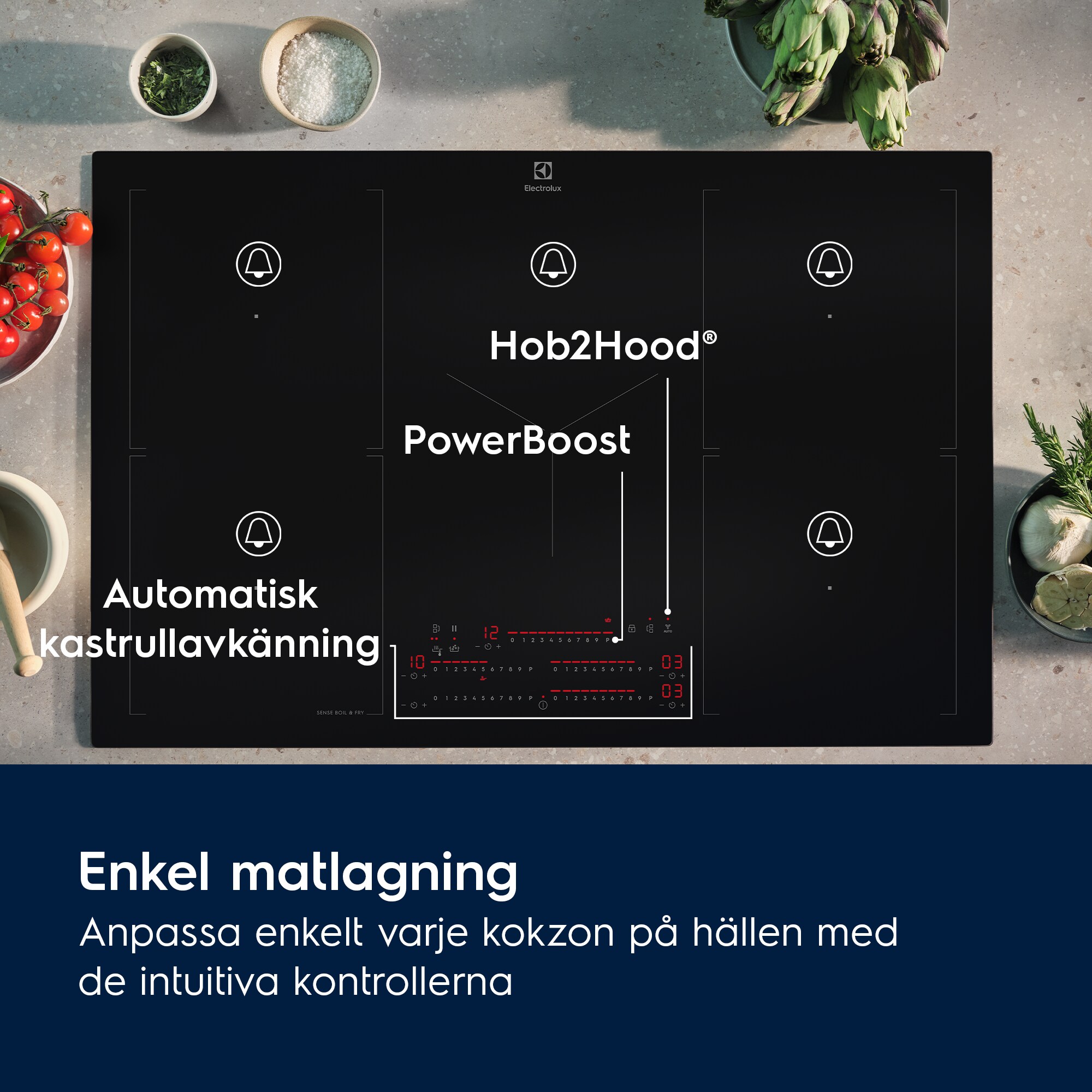 Electrolux - Induktionshäll - EH80KB7CSC