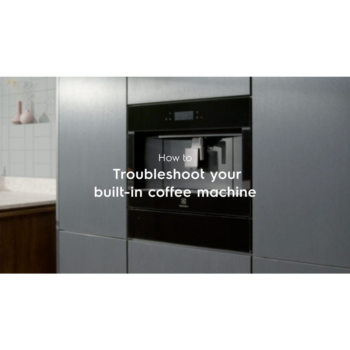 Electrolux - Inbyggd kaffemaskin - EBC85H