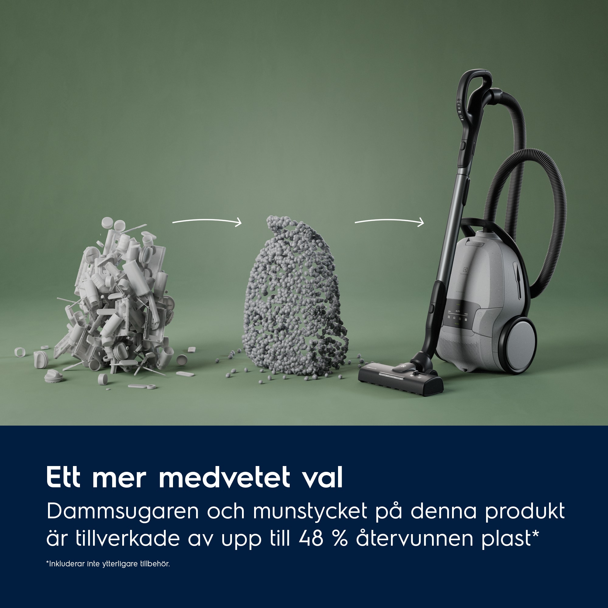 Electrolux - Dammsugare med påse - EB81A3UG